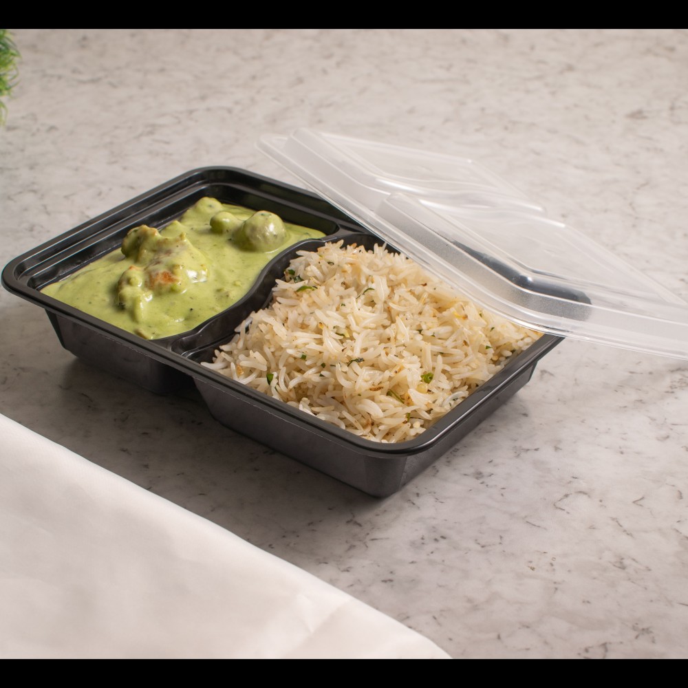 Plastic Container With Dome Lids (RE)